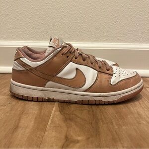 Nike Men's Brown and White Sneakers